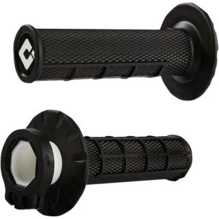 ODI V2 LOCK-IN Griffe halb gewaffelt schwarz