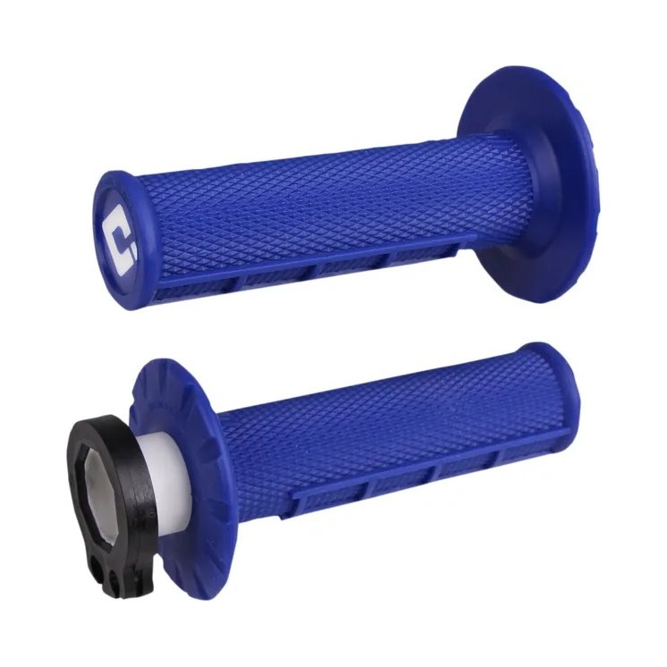 Manopole ODI V2 LOCK-IN semi zigrinate blu