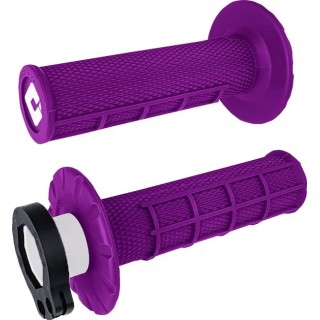 Manopole ODI V2 LOCK-IN semi zigrinate viola