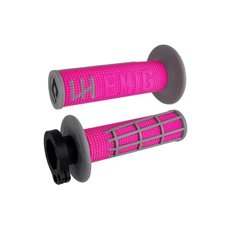 ODI V2 LOCK-IN 2.0 grips, waffle, pink